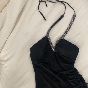 Blk Cocktail Dress | Betsy & Adam by Linda Bernell